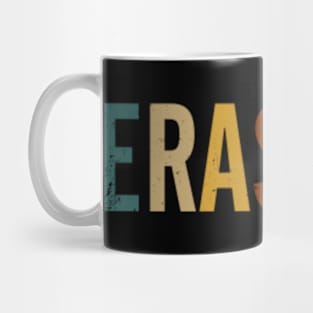 Retro Erasure Pattern 80s 90s Birthday Style Colorful Mug